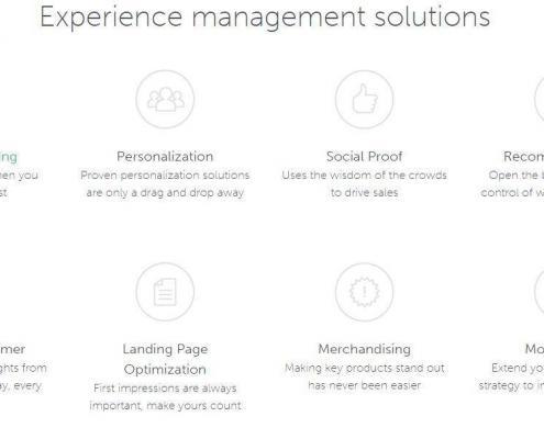 Experience management solutions personalization